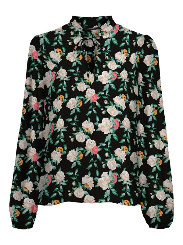 VERO MODA VERO MODA Bluza 'NYA'  svijetlobež / zelena / rosé / crna
