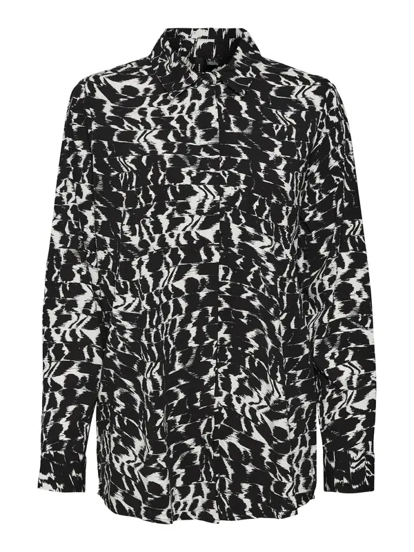VERO MODA VERO MODA Bluza 'RITA BECCA'  crna / bijela