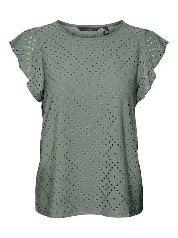 Vero Moda VERO MODA Bluza 'Tassa'  tamno zelena