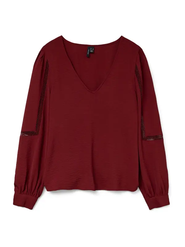 VERO MODA VERO MODA Bluza 'VMALVA'  hrđavo smeđa