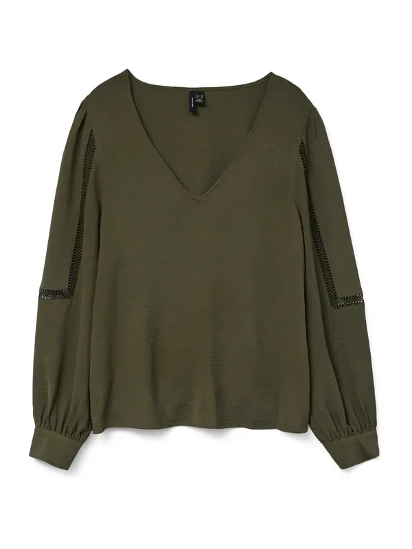 VERO MODA VERO MODA Bluza 'VMALVA'  maslinasta