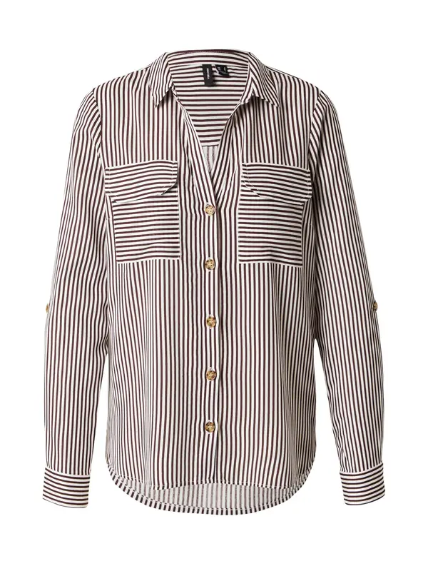 Vero Moda VERO MODA Bluza 'VMBUMPY'  boja vina / bijela