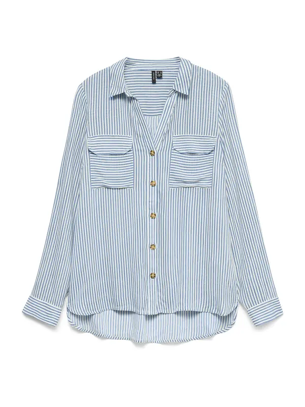 VERO MODA VERO MODA Bluza 'VMBumpy'  kraljevsko plava / bijela