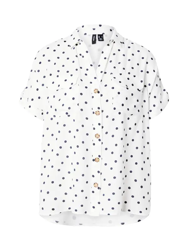 Vero Moda VERO MODA Bluza 'VMBUMPY'  morsko plava / bijela