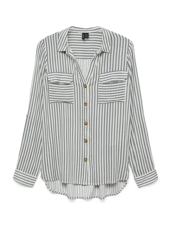 VERO MODA VERO MODA Bluza 'VMBUMPY'  noćno plava / bijela