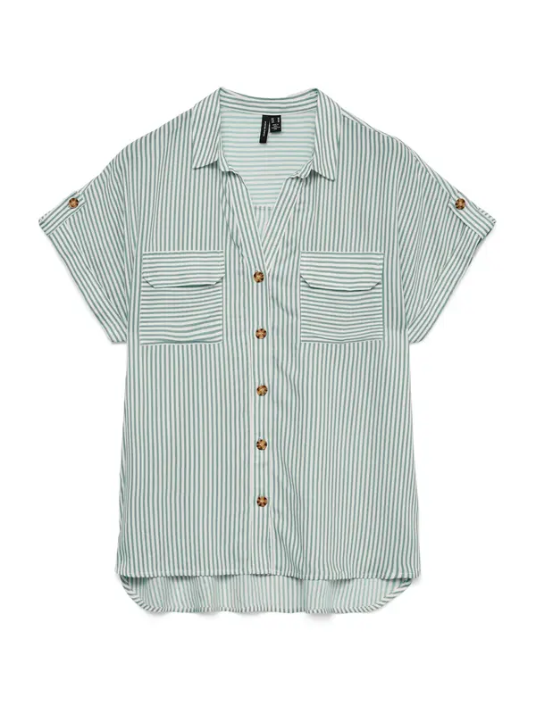 Vero Moda VERO MODA Bluza 'VMBUMPY'  opal / bijela