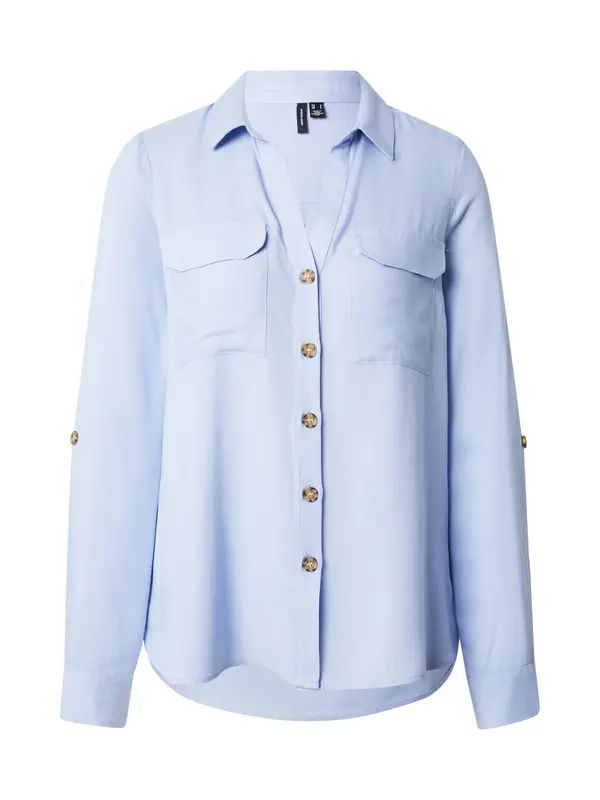 Vero Moda VERO MODA Bluza 'VMBUMPY'  sivkasto plava