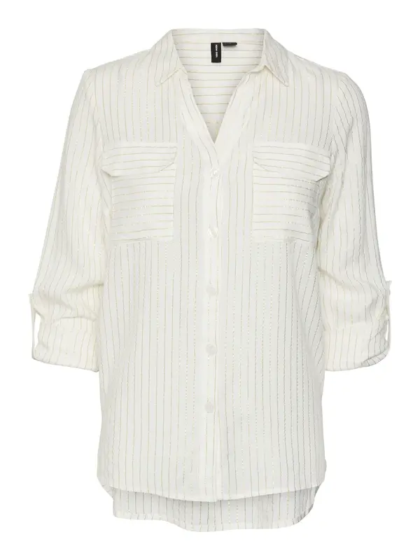 VERO MODA VERO MODA Bluza 'VMBUMPY'  zlatna / bijela