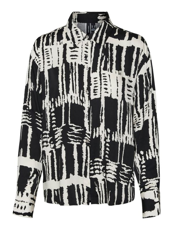 Vero Moda VERO MODA Bluza 'VMCINDY CLEO'  bež / crna