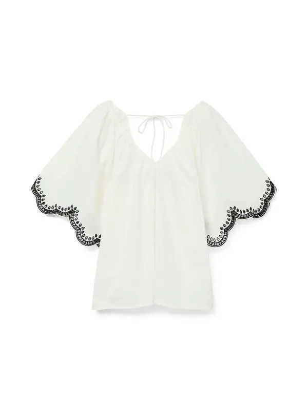 VERO MODA VERO MODA Bluza 'VMDiana'  crna / bijela