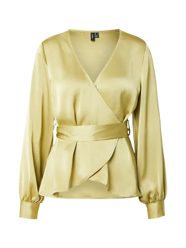 Vero Moda VERO MODA Bluza 'VMFLORENCE'  sivkasto zelena