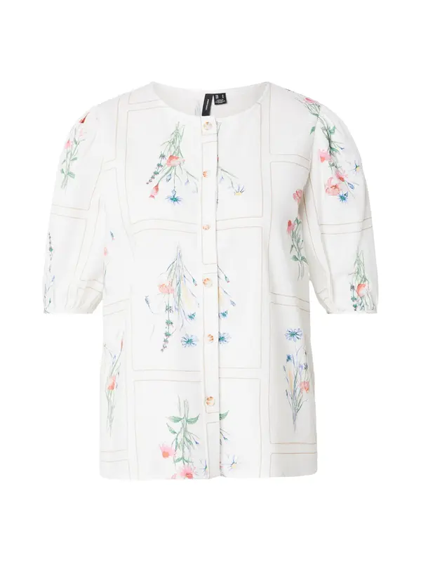 VERO MODA VERO MODA Bluza 'VMJAMIE ELSE'  azur / zelena / svijetloroza / bijela