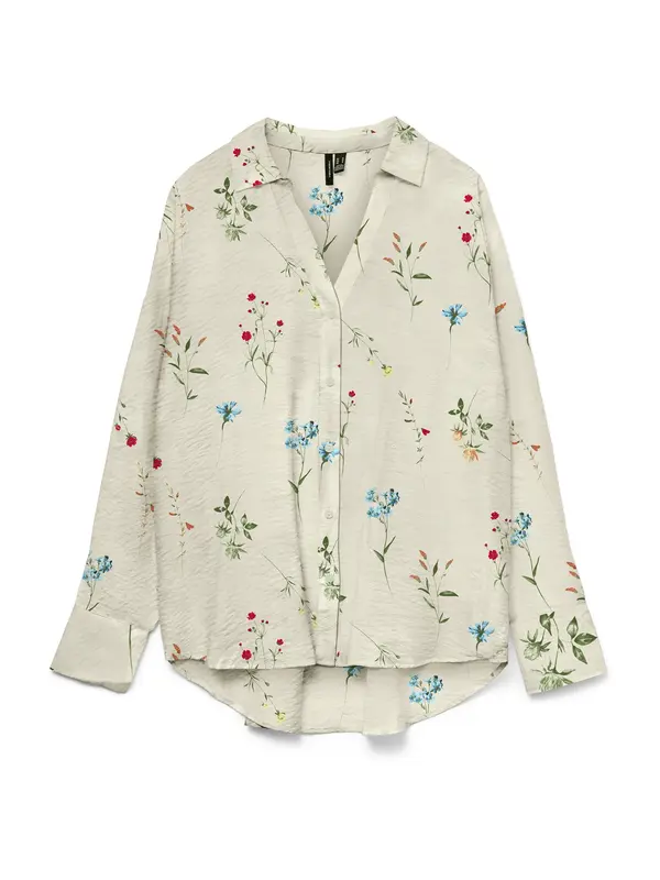 Vero Moda VERO MODA Bluza 'VMJOSIE'  bež / svijetloplava / zelena / crvena