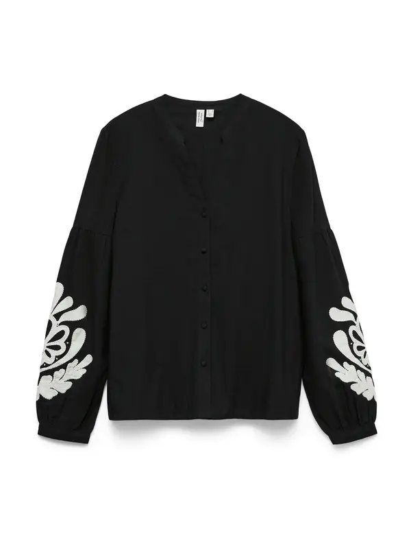 Vero Moda VERO MODA Bluza 'VMJUPITER'  crna / bijela