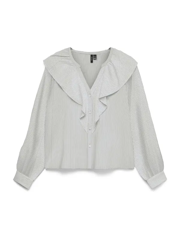 Vero Moda VERO MODA Bluza 'VMKAJA'  crna / bijela