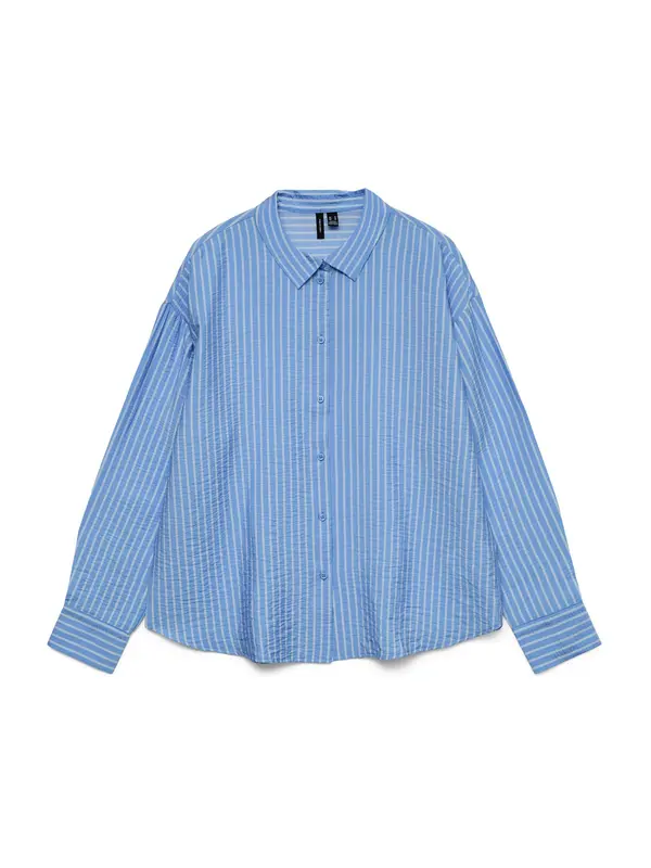 Vero Moda VERO MODA Bluza 'VMKaja'  kraljevsko plava / bijela