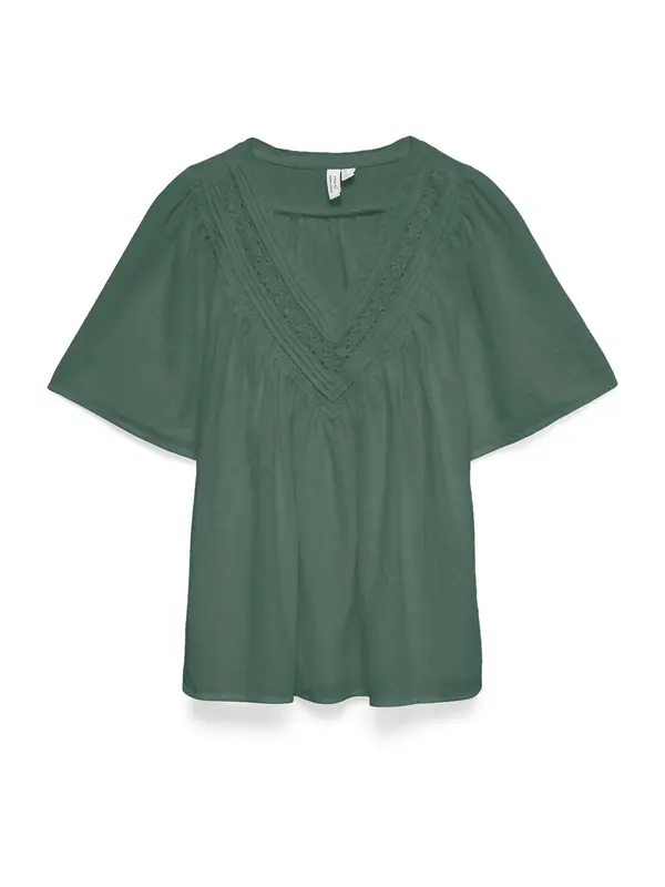 VERO MODA VERO MODA Bluza 'VMKARLA'  sivkasto zelena