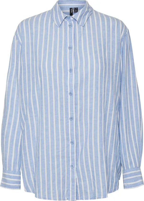Vero Moda VERO MODA Bluza 'VMLinn'  plava / prljavo bijela