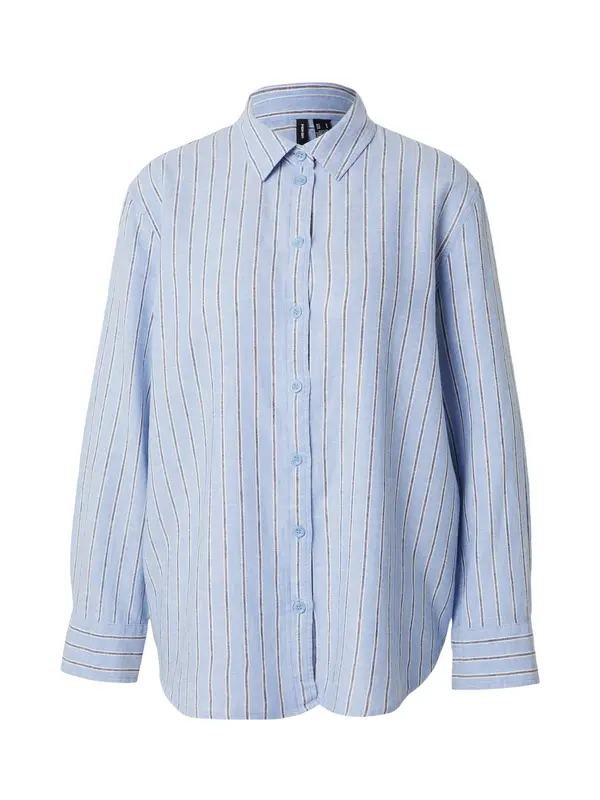 Vero Moda VERO MODA Bluza 'VMLINN'  svijetloplava / crna / bijela