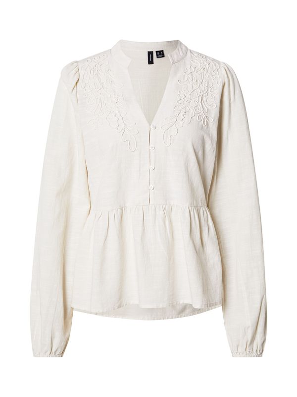 VERO MODA VERO MODA Bluza 'VMLOUISE'  ecru/prljavo bijela