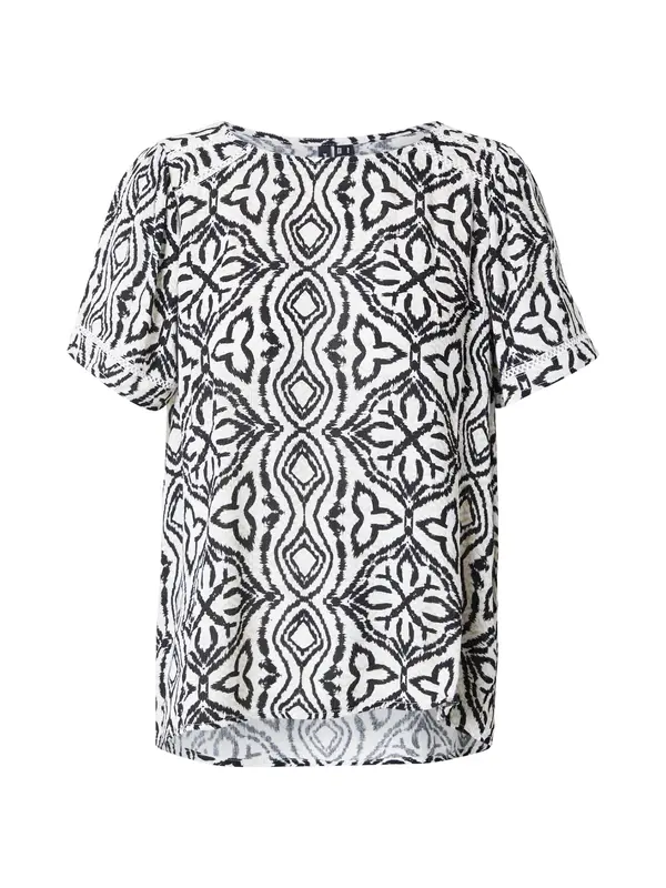 Vero Moda VERO MODA Bluza 'VMMENNY'  bež / boja pijeska / crna