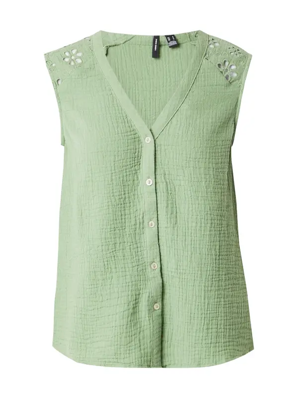 VERO MODA VERO MODA Bluza 'VMNATALI'  pastelno zelena