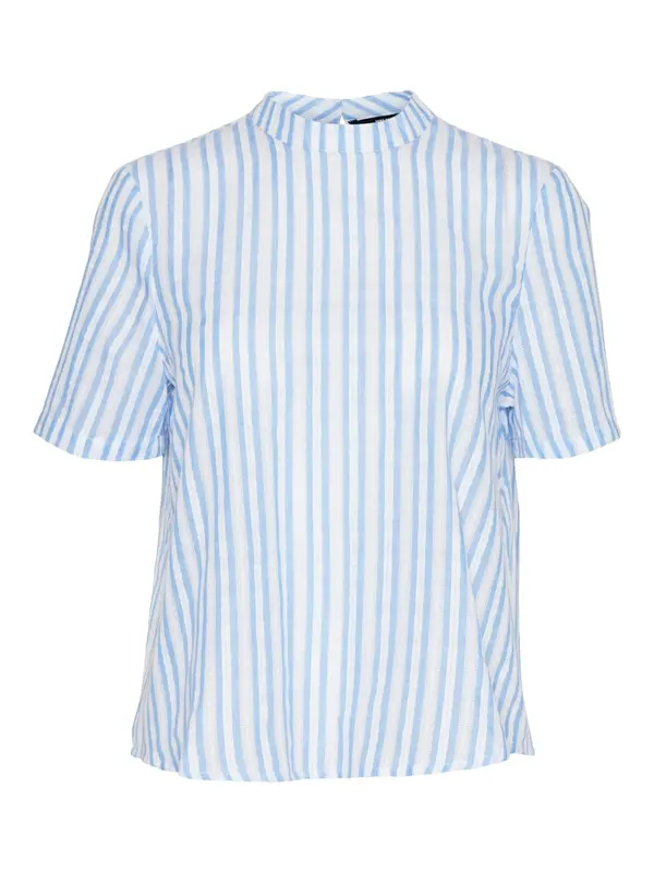 VERO MODA VERO MODA Bluza 'VMOLLIE'  svijetloplava / prljavo bijela