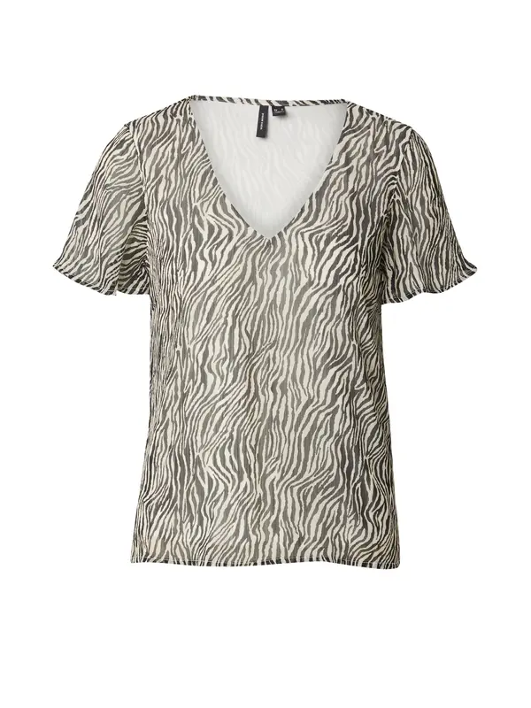 Vero Moda VERO MODA Bluza 'VMSMILLA'  crna / bijela