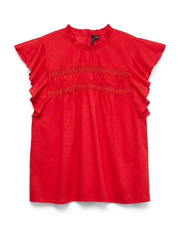 Vero Moda VERO MODA Bluza 'VMTRINE'  krvavo crvena