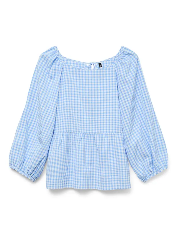 VERO MODA VERO MODA Bluza 'VMVICHY'  svijetloplava / bijela