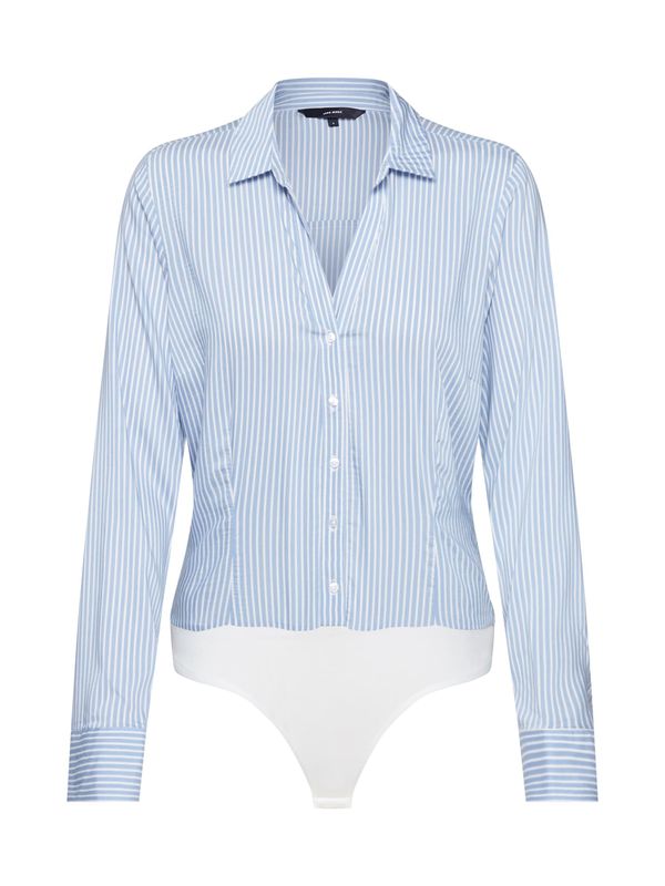 VERO MODA VERO MODA Bodi bluza 'ERIKA'  svijetloplava / bijela