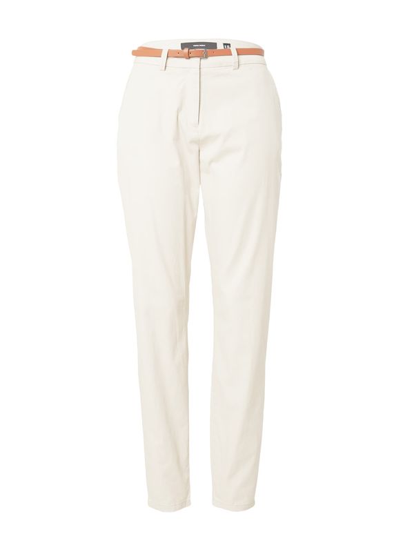 VERO MODA VERO MODA Chino hlače 'FLASHINO'  kestenjasto smeđa / svijetlosiva