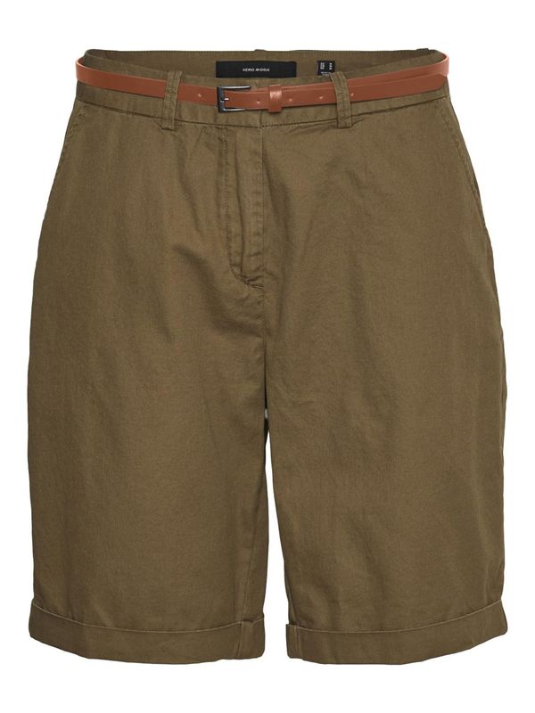 Vero Moda VERO MODA Chino hlače 'Flashino'  smeđa