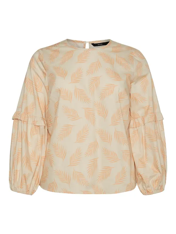 Vero Moda Curve Vero Moda Curve Bluza  boja pijeska / breskva