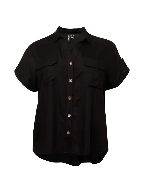 Vero Moda Curve Vero Moda Curve Bluza 'BUMPY'  crna