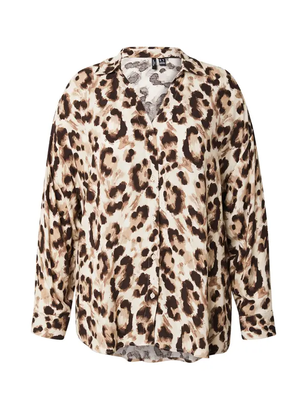 Vero Moda Curve Vero Moda Curve Bluza 'VMCAnna'  boja pijeska / smeđa / svijetlosmeđa