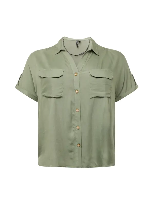 Vero Moda Vero Moda Curve Bluza 'VMCBUMPY'  pastelno zelena