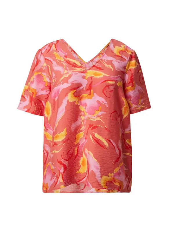 Vero Moda Curve Vero Moda Curve Bluza 'VMCCILLE'  narančasta / koraljna / vatreno crvena