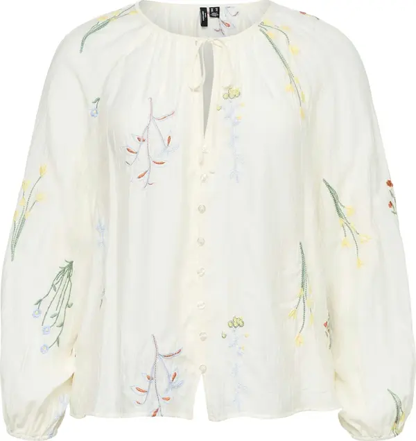 Vero Moda Vero Moda Curve Bluza 'VMCLINA'  svijetloplava / svijetložuta / svijetlozelena / bijela