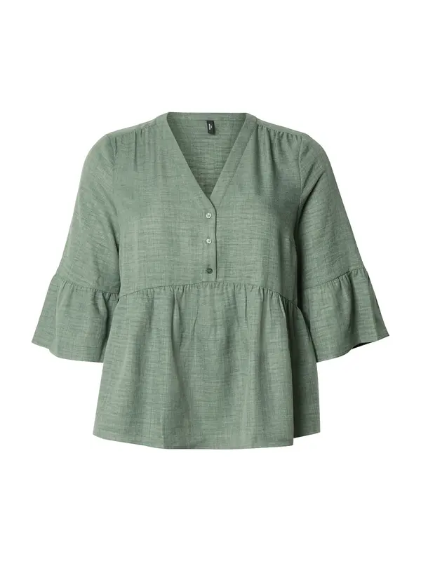 Vero Moda Vero Moda Curve Bluza 'VMCMELONY'  tamno zelena