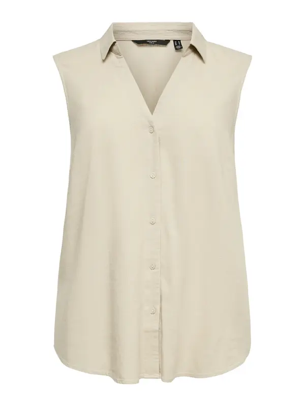 Vero Moda Curve Vero Moda Curve Bluza 'VMCMYMILO'  bež siva