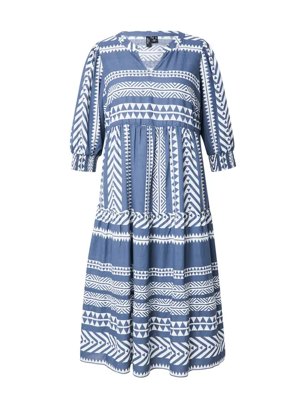 Vero Moda Curve Vero Moda Curve Haljina 'VMCDicthe'  golublje plava / bijela