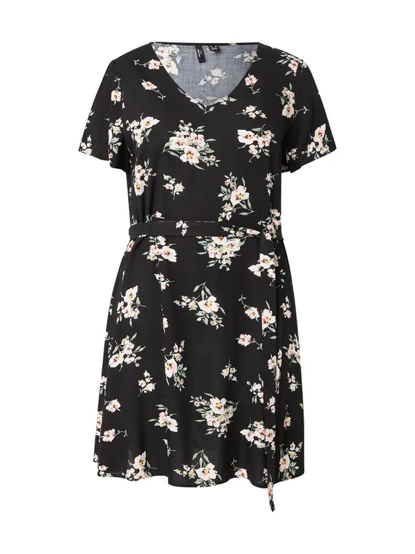Vero Moda Curve Vero Moda Curve Haljina 'VMCEASY JOY'  menta / roza / crna / bijela