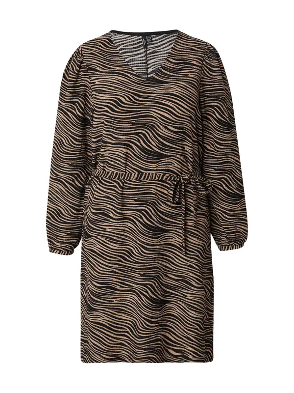 Vero Moda Curve Vero Moda Curve Haljina 'VMCFriga'  moka smeđa / crna