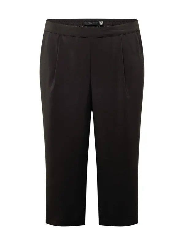 Vero Moda Curve Vero Moda Curve Hlače s naborima  crna