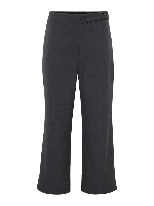 Vero Moda Vero Moda Curve Hlače  tamo siva