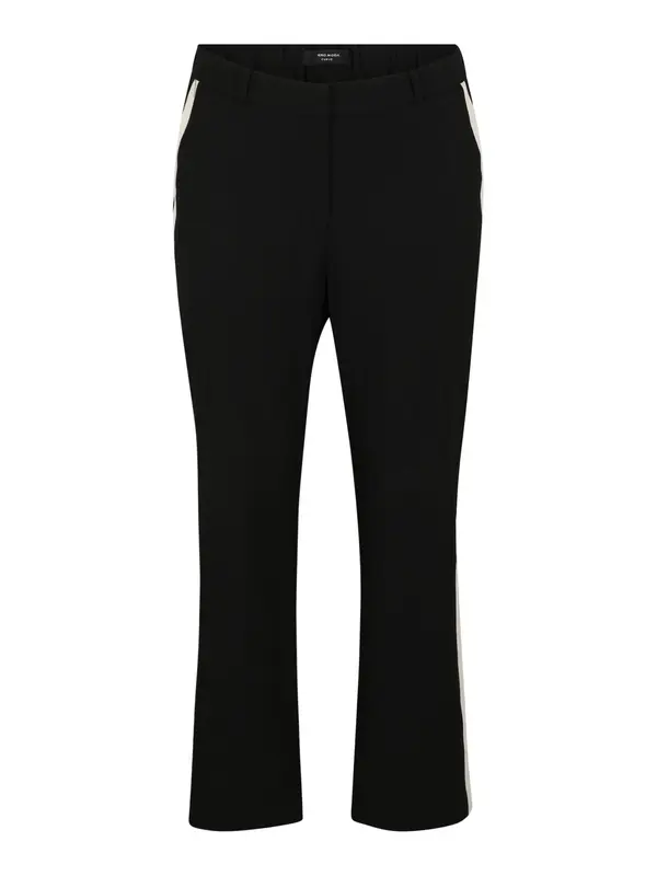 Vero Moda Vero Moda Curve Hlače 'VMCfany'  crna / bijela