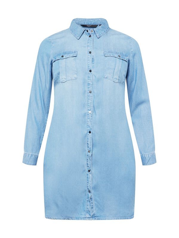 Vero Moda Curve Vero Moda Curve Košulja haljina 'Sila'  plavi traper