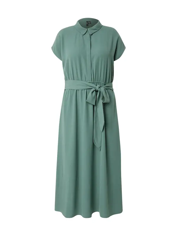 Vero Moda Curve Vero Moda Curve Košulja haljina 'VMNEWHALLIE'  tamno zelena