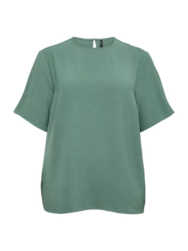 Vero Moda Curve Vero Moda Curve Majica 'VMCALVA'  tamno zelena